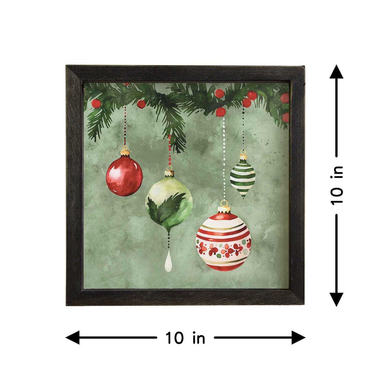 Watercolor Ornaments - Rustic Frames