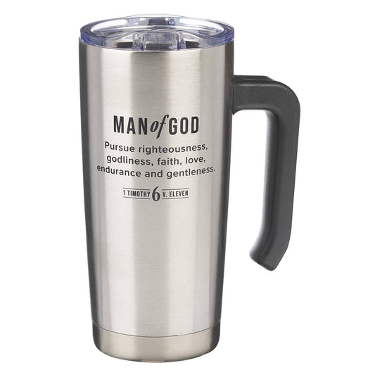 Christian Art Gifts - Tumbler SS Man of God 1 Tim. 6:11