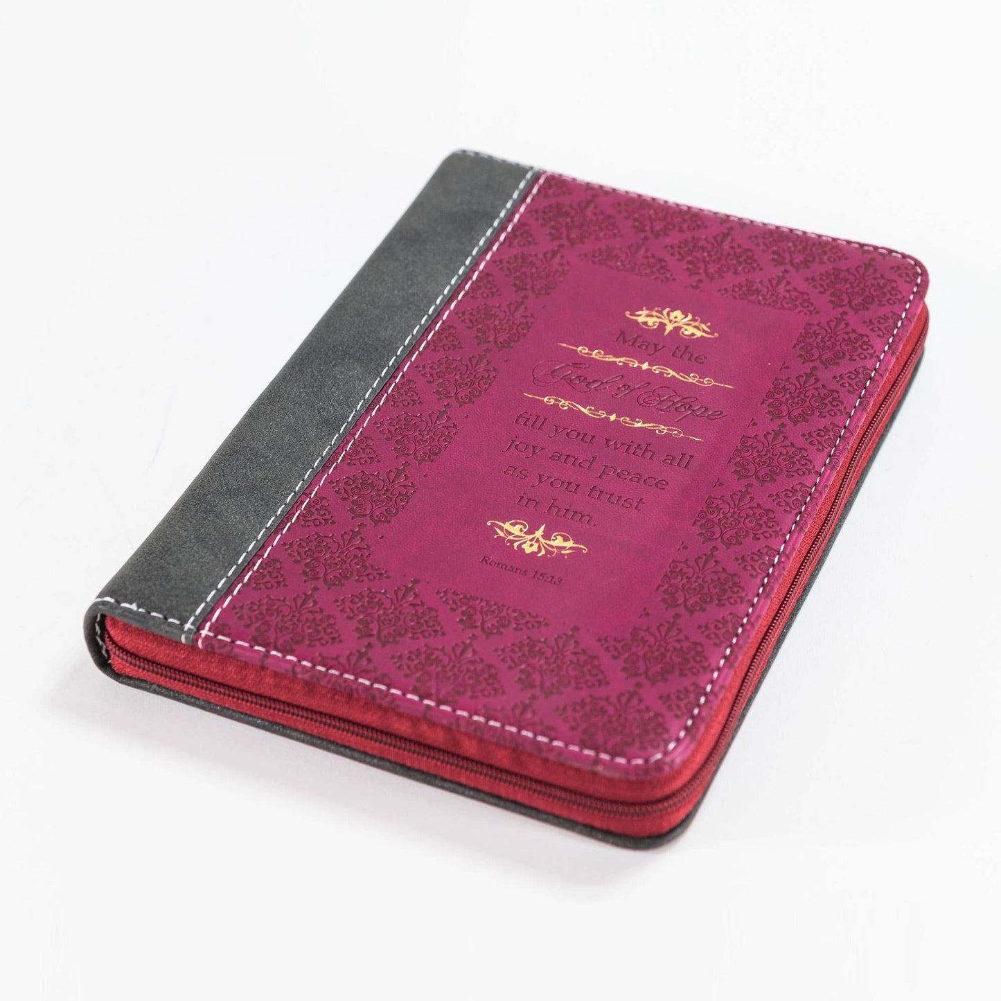Divinity Boutique - Divine Details: Journal Black And Burgundy Romans 15: 13