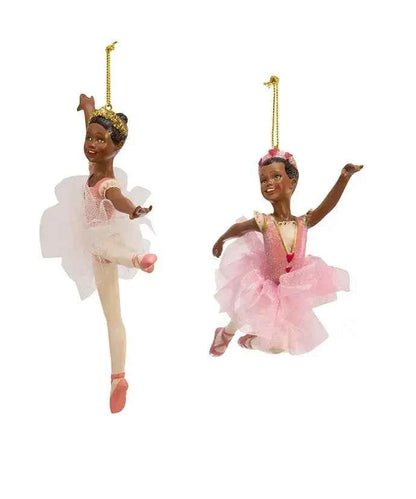 5-6.5"RESIN BLACK BALLERINA ORNAMENT 2/A