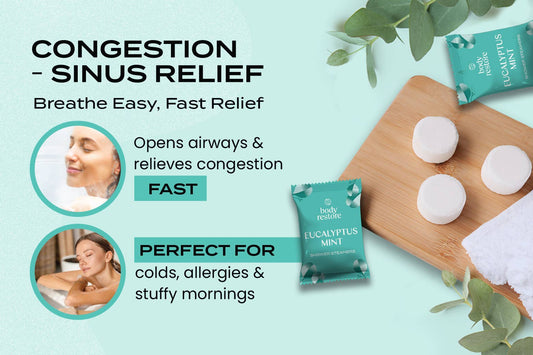 body restore - Eucalyptus & Mint Shower Steamers *6 tablets