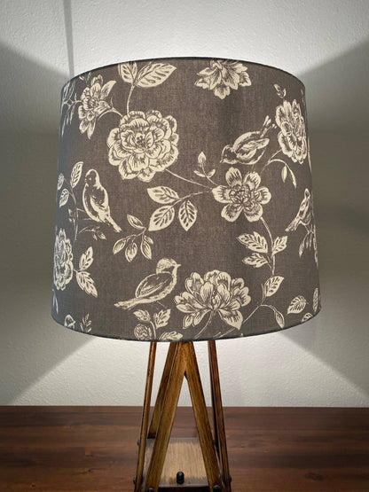 Iliv Bird Garden Grey & White Handmade Lampshade