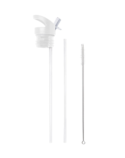 Replacement Flip ’N’ Sip Lid - Leak-Proof Handle with Straws