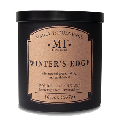 Manly Indulgence Classic+ Winter's Edge, 2 Wick, 16.5 oz