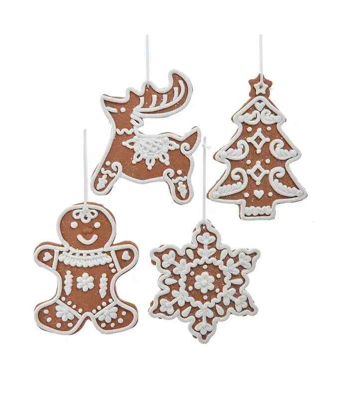5" Gingerbread Deer/Man/Snowflake/Tree Ornament