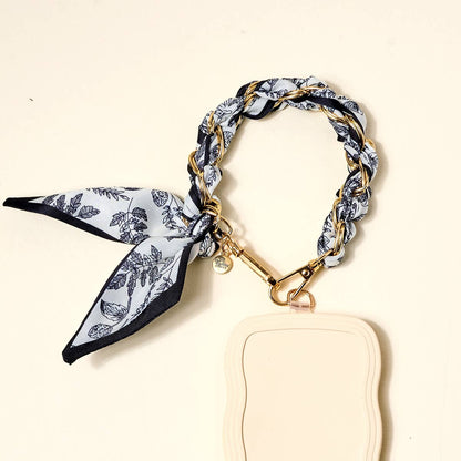 Call Me Later Phone Scarf–Monochrome Muse