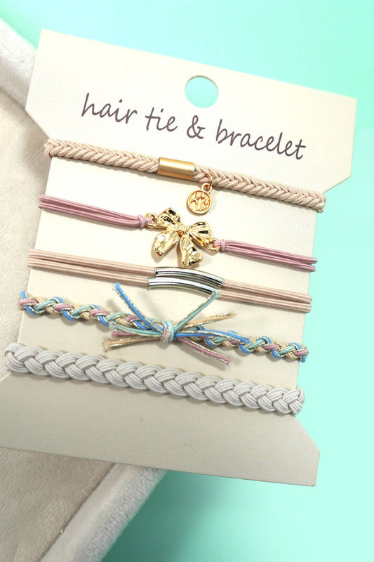 JOSSLYN de wall to wall - PULSERA BOHO CON NUDO Y DOBLE FUNCIÓN PARA EL CABELLO | 40BH104