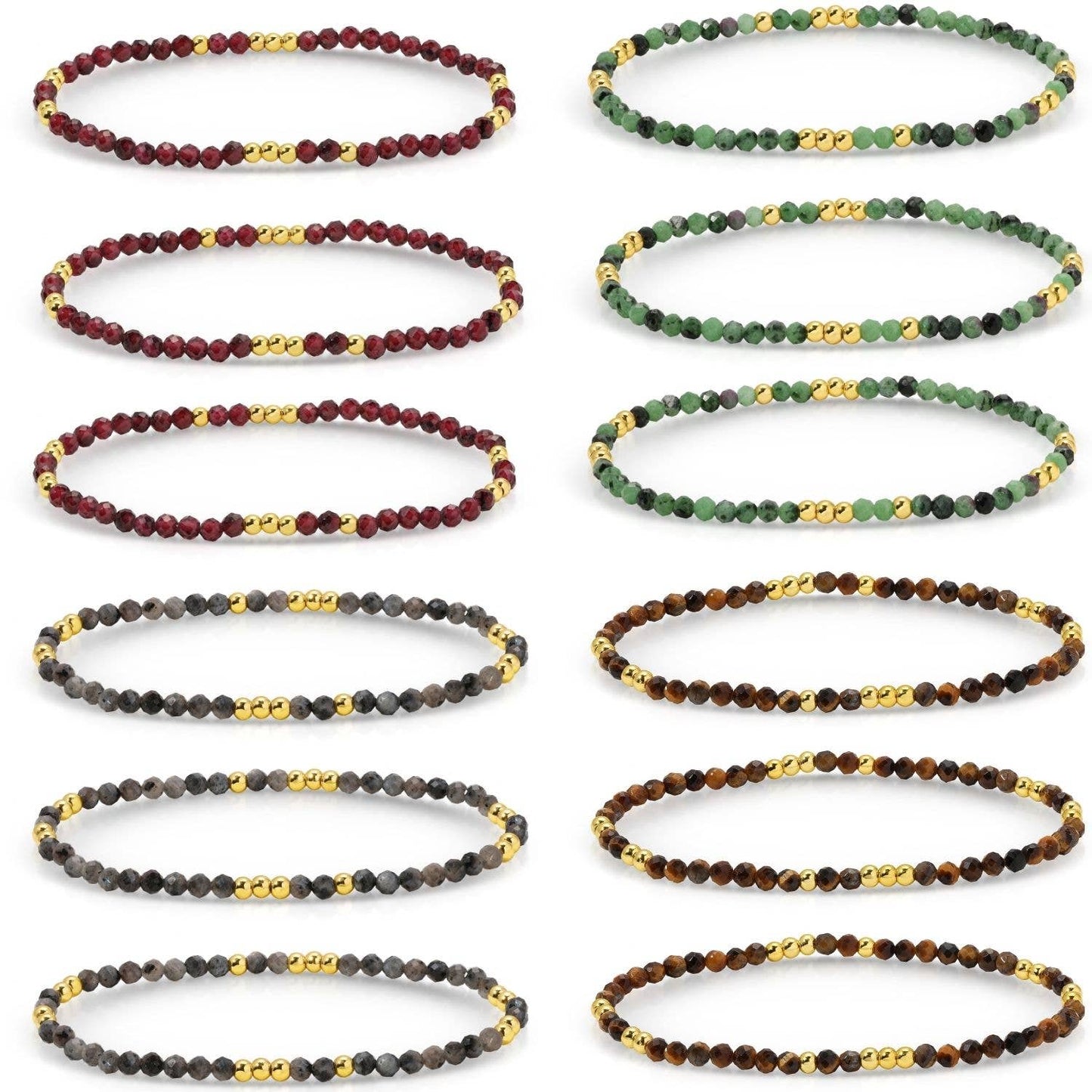 Stretch Bracelets With Beads