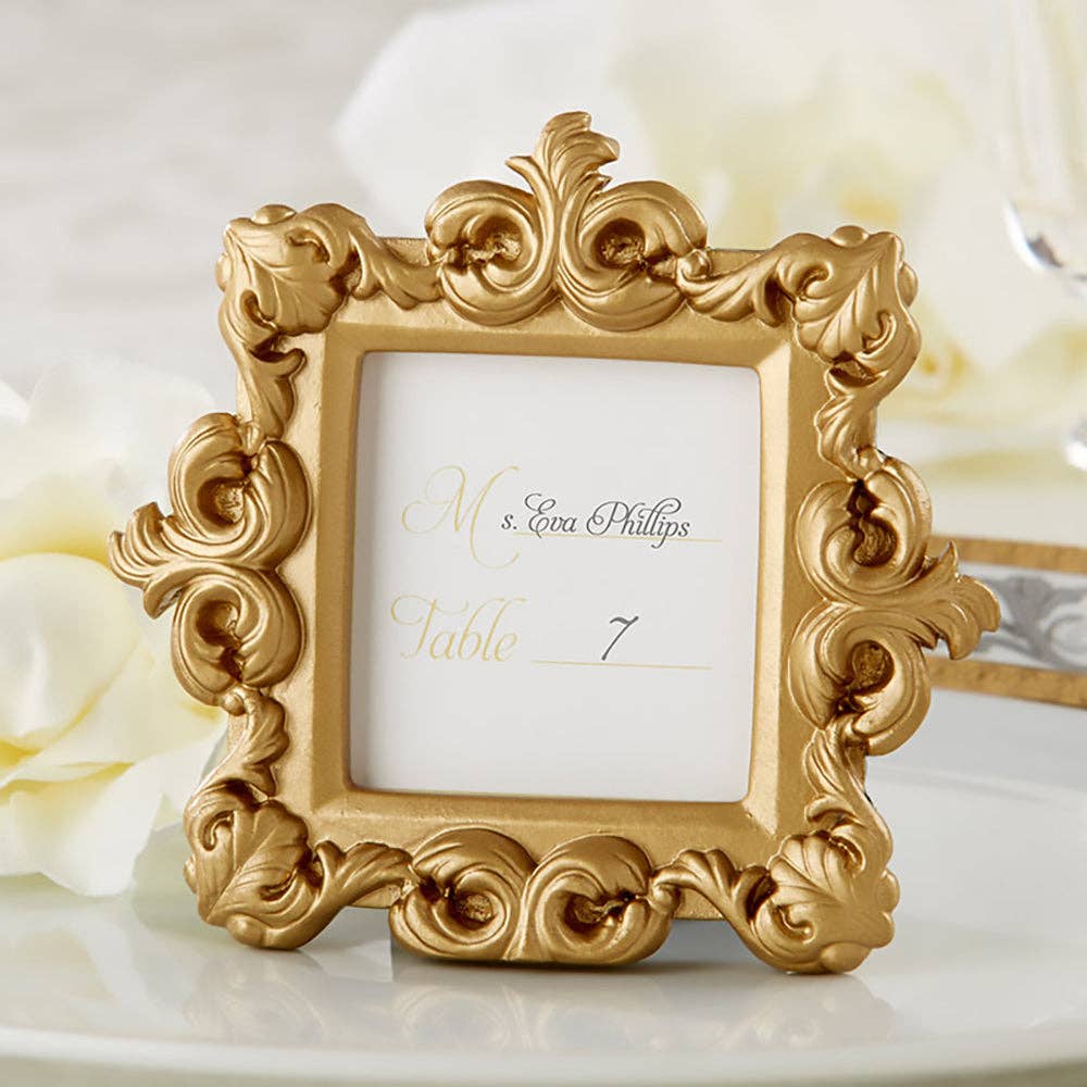 Kate Aspen - Royale Gold Baroque Place Card/Photo Holder