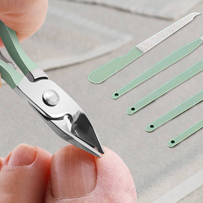 The American Gift Company (TAGCO) - Set profesional de manicura y pedicura de acero inoxidable de 16 piezas