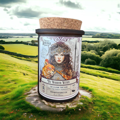The Warrior within Celtic Queen Smudge Candle