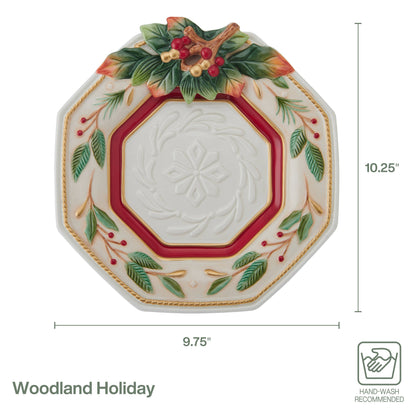 Fitz & Floyd Woodland Hldy Canape Giftbox