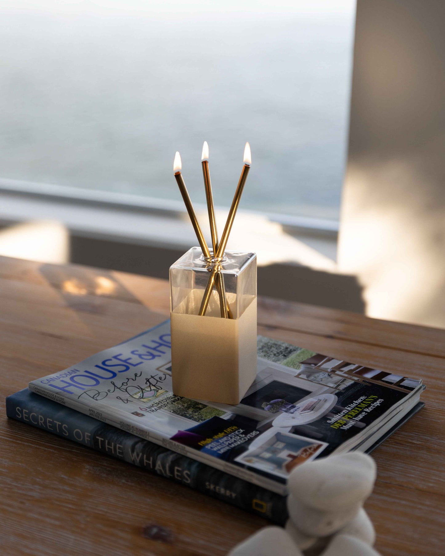 Gold Everlasting Candles – Reusable Steel Oil Candles