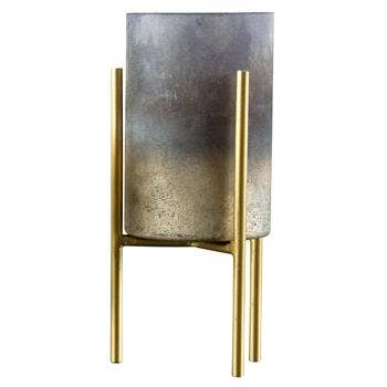 Mercury Glass Candle Holder
