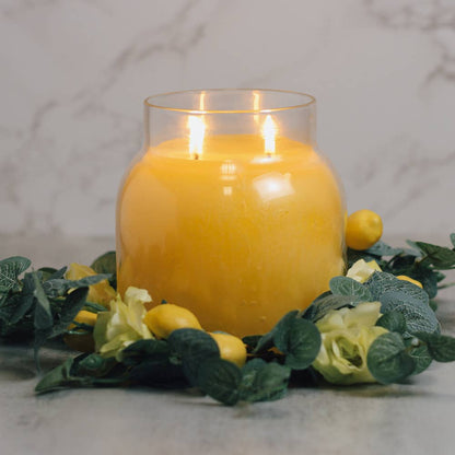 A Cheerful Giver - Eucalyptus Lemon Rose Candle Ring