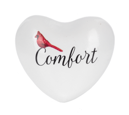 Cardinal with text -Chime Heart