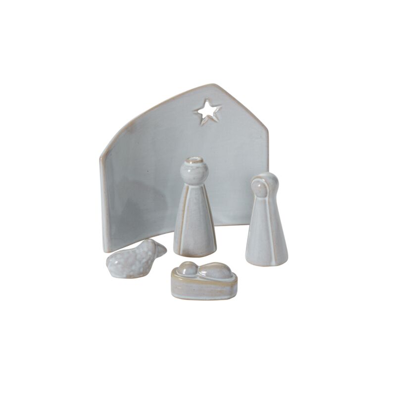 Claro Belén de 5 piezas - 17,8 cm x 3,8 cm x 14 cm