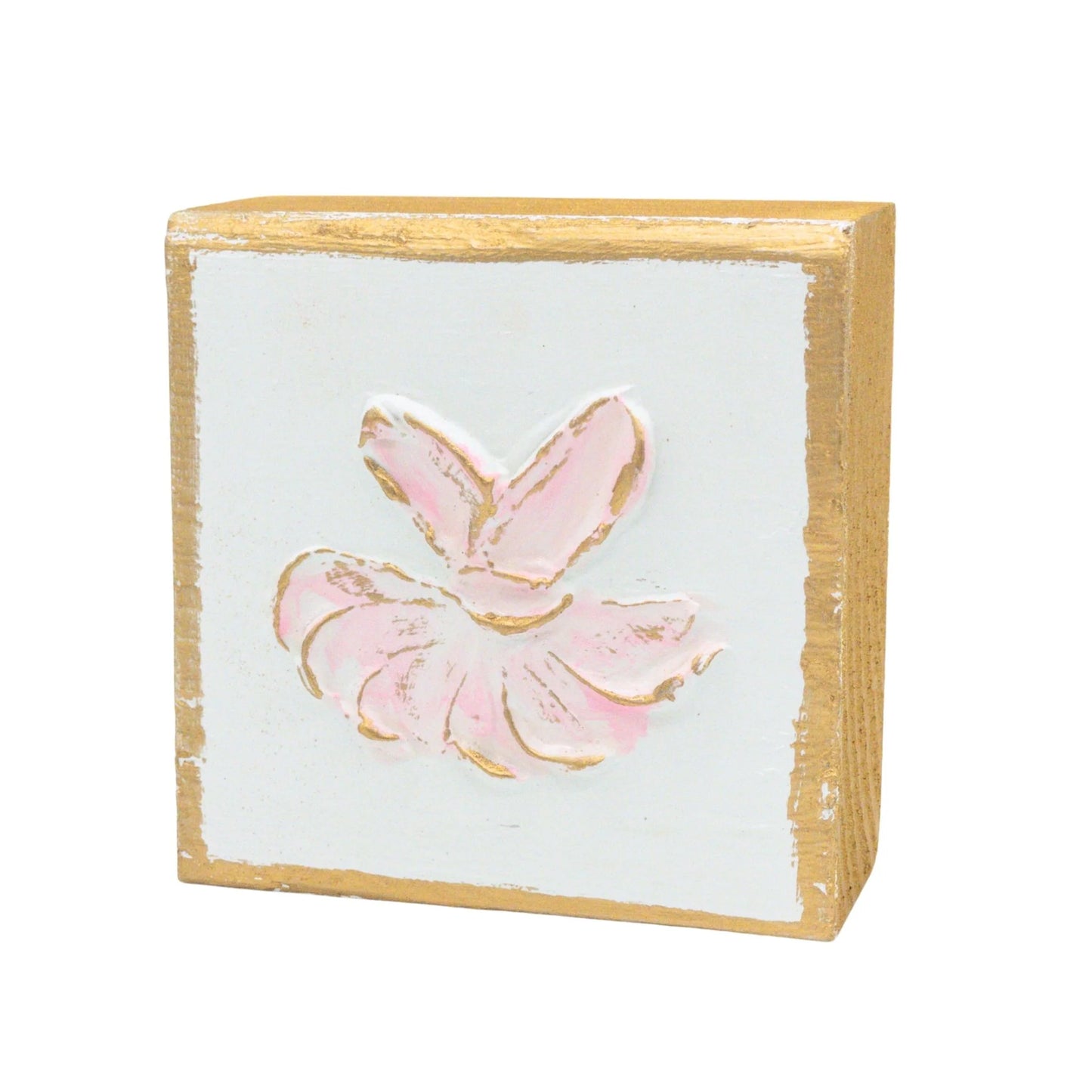 Pink Ballet Tutu Mini Wood Block