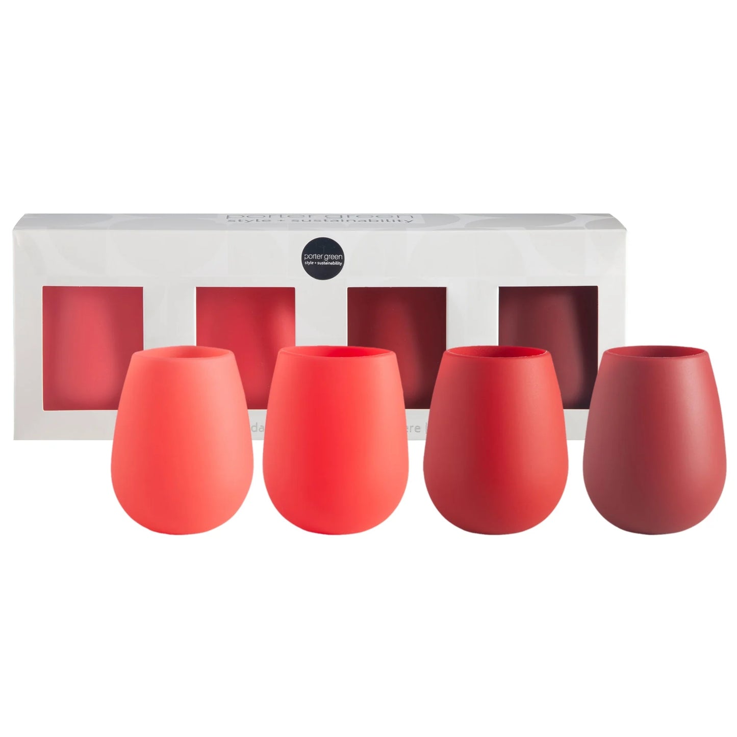 Unbreakable Silicone Tumblers-Cranberry