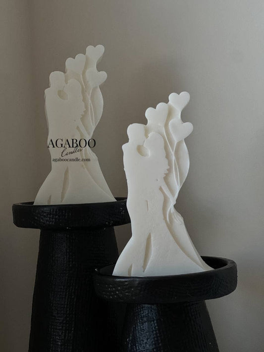 Couple Body Candle 5.5x3in - Valentines