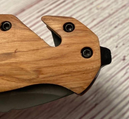 Quail Tail Laser Art - 250th Anniversary Knife 