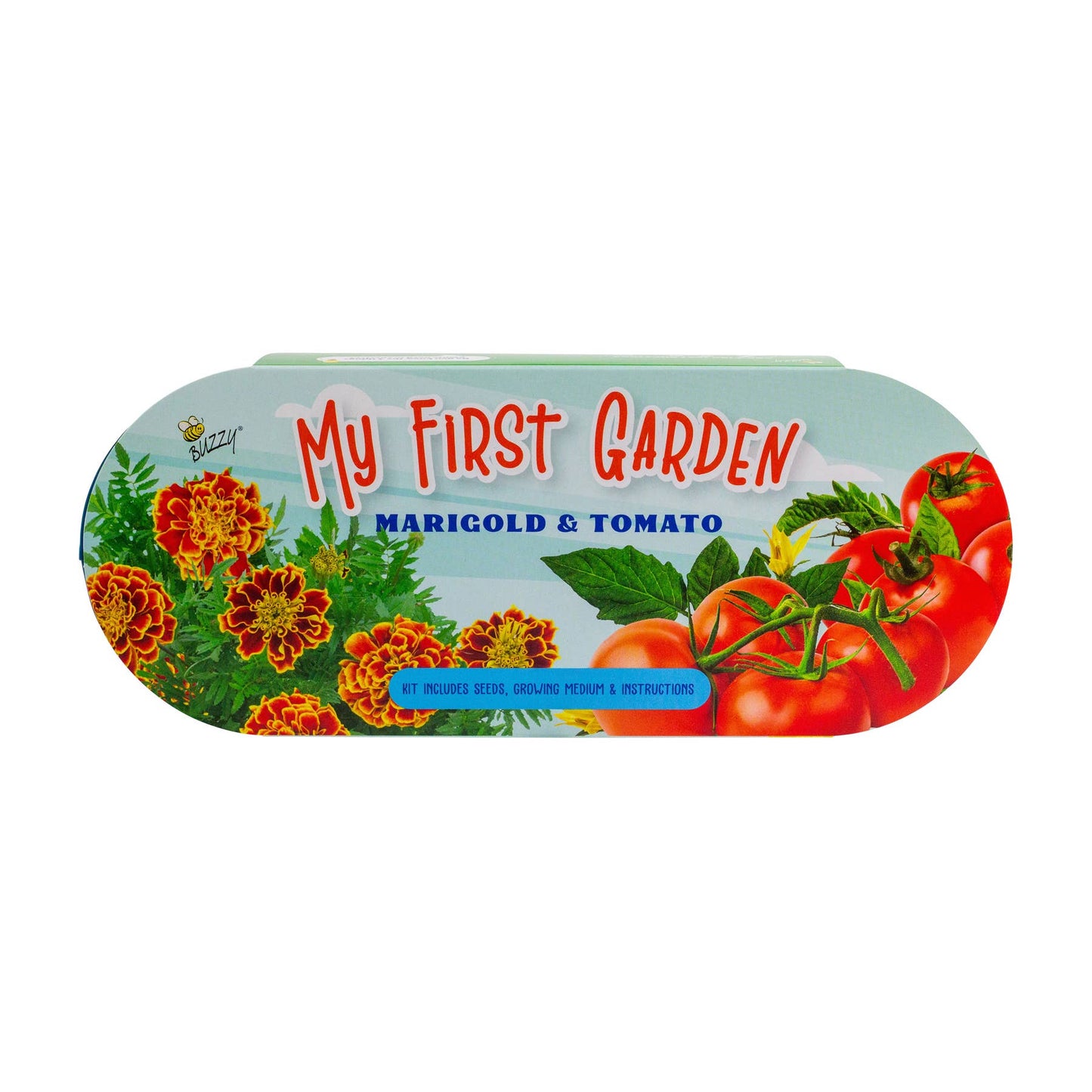 Mi primer alféizar de jardín: kit de cultivo de caléndula y tomate