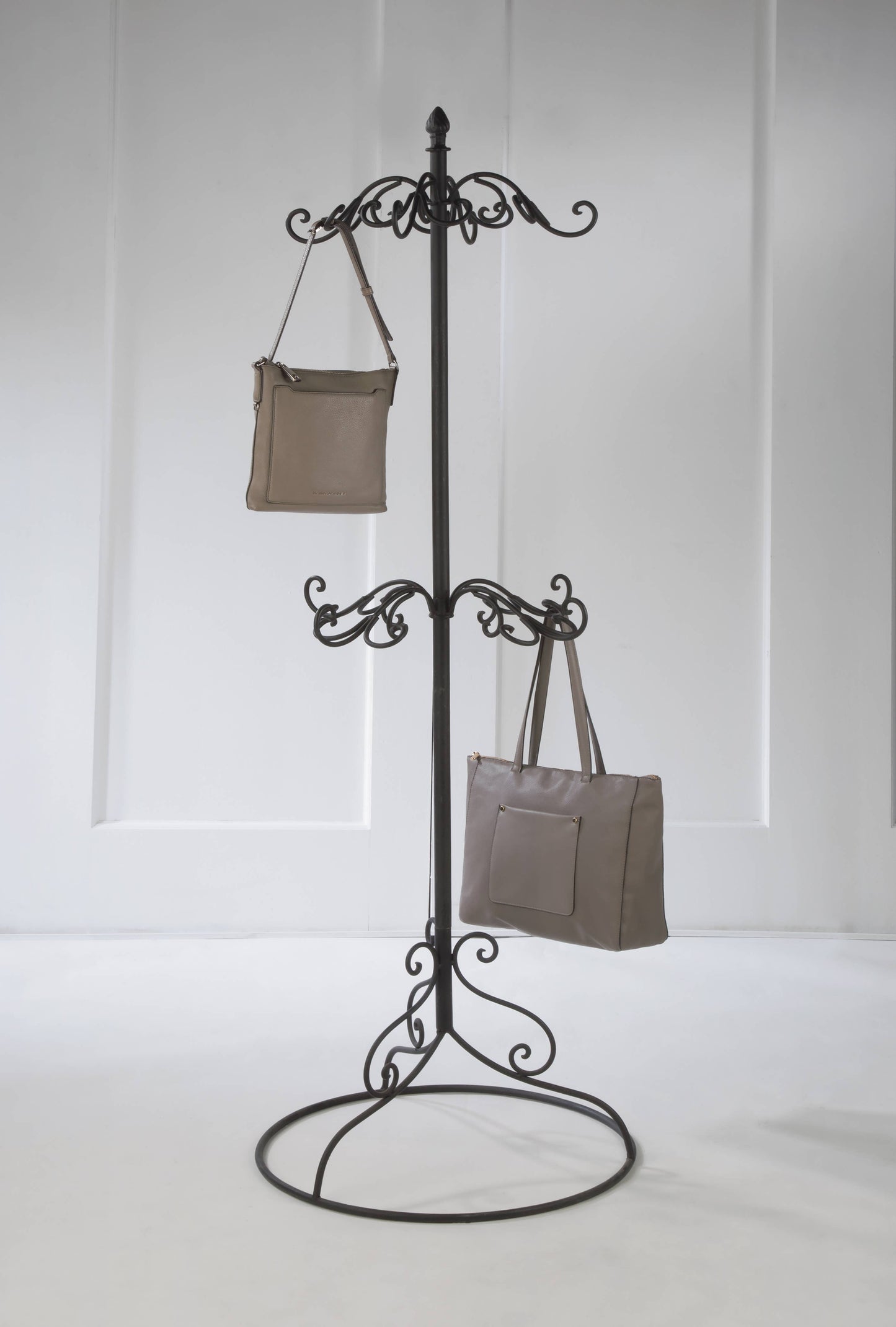 2 Tier Black Metal Display Tree