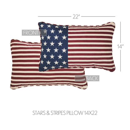 Stars & Stripes Pillow 14x22