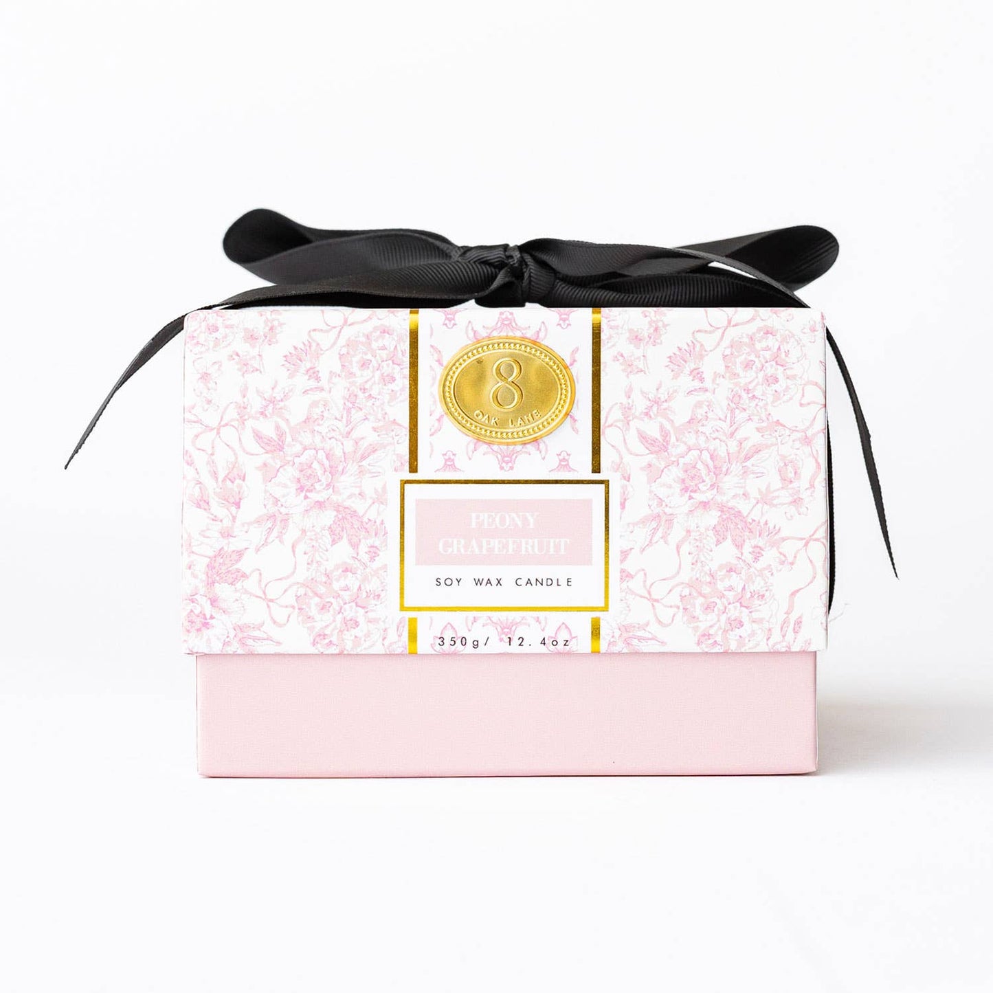 8 Oak Lane - Peony Grapefruit 3-Wick Boxed Soy Wax Candle