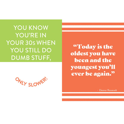 Talk 30 To Me - Fun Age Quote Pocket Birthday Books