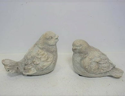 Sitting Cement Bird Statue 1