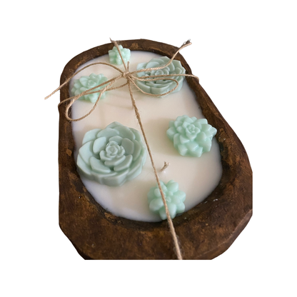 Succulent Flower Dough Bowl