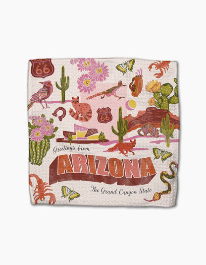Greetings From Arizona Dishcloth Set