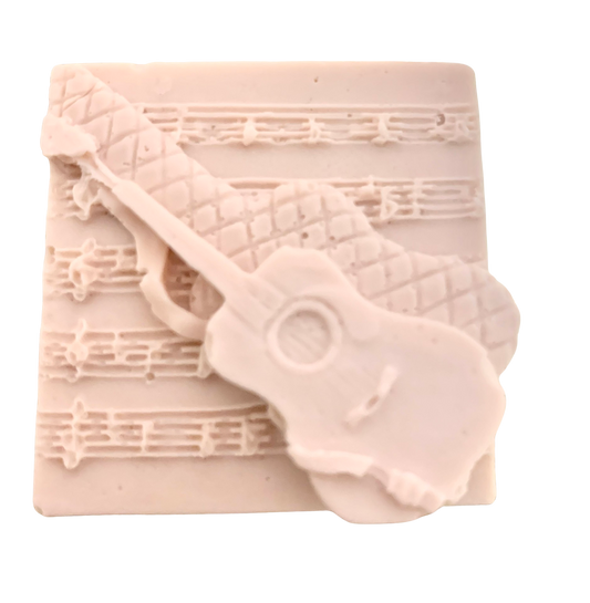 Guitar themed bar of soap