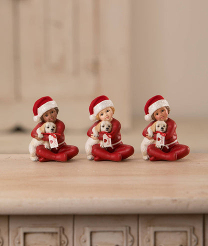 Bethany Lowe Designs - Marie's Christmas Puppy Surprise