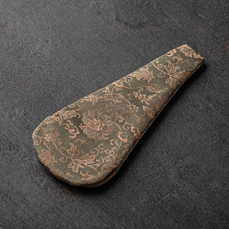 Vintage Style Embroidery Scissors with Brocade Sheath