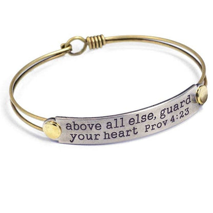 Joyería Sweet Romance: Pulseras de barra con mensaje inspirador