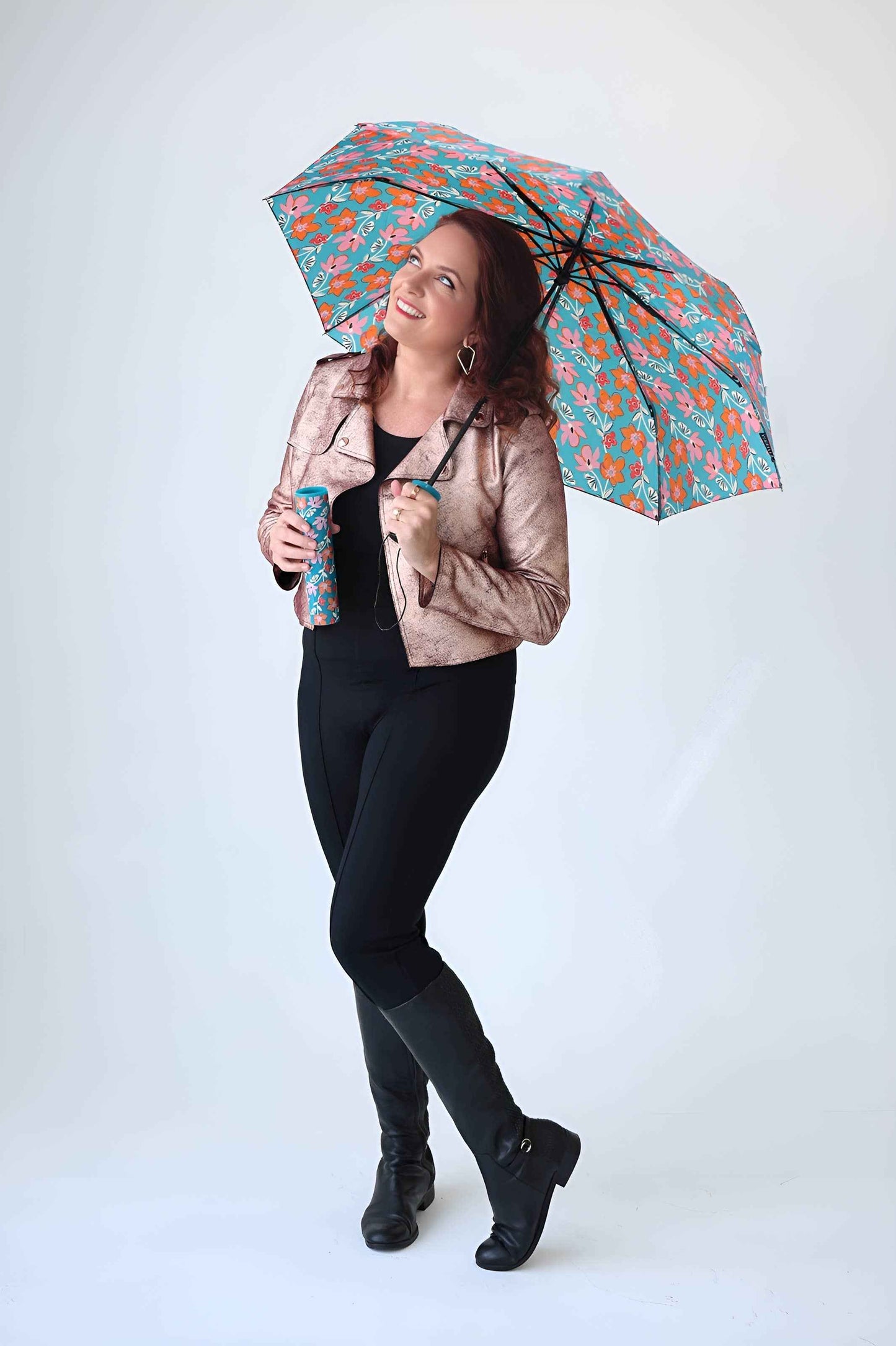Teal Tango Umbrella in a Bottle