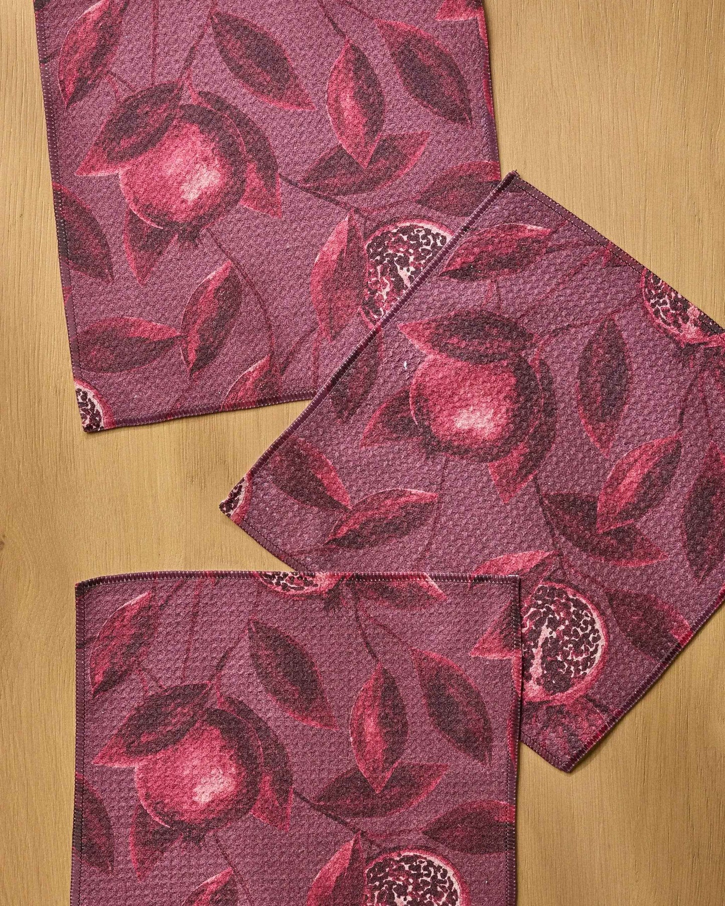 Rich Garnet Dishcloth Set