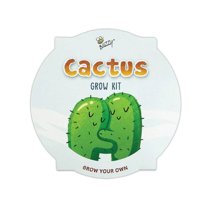 Kids Mini Painted Basin Cactus Grow Kit | Indoor Kit | Gift