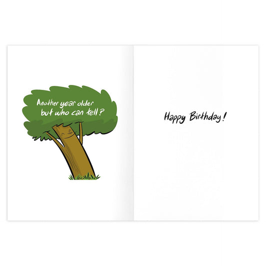 Tree Rings Birthday Card