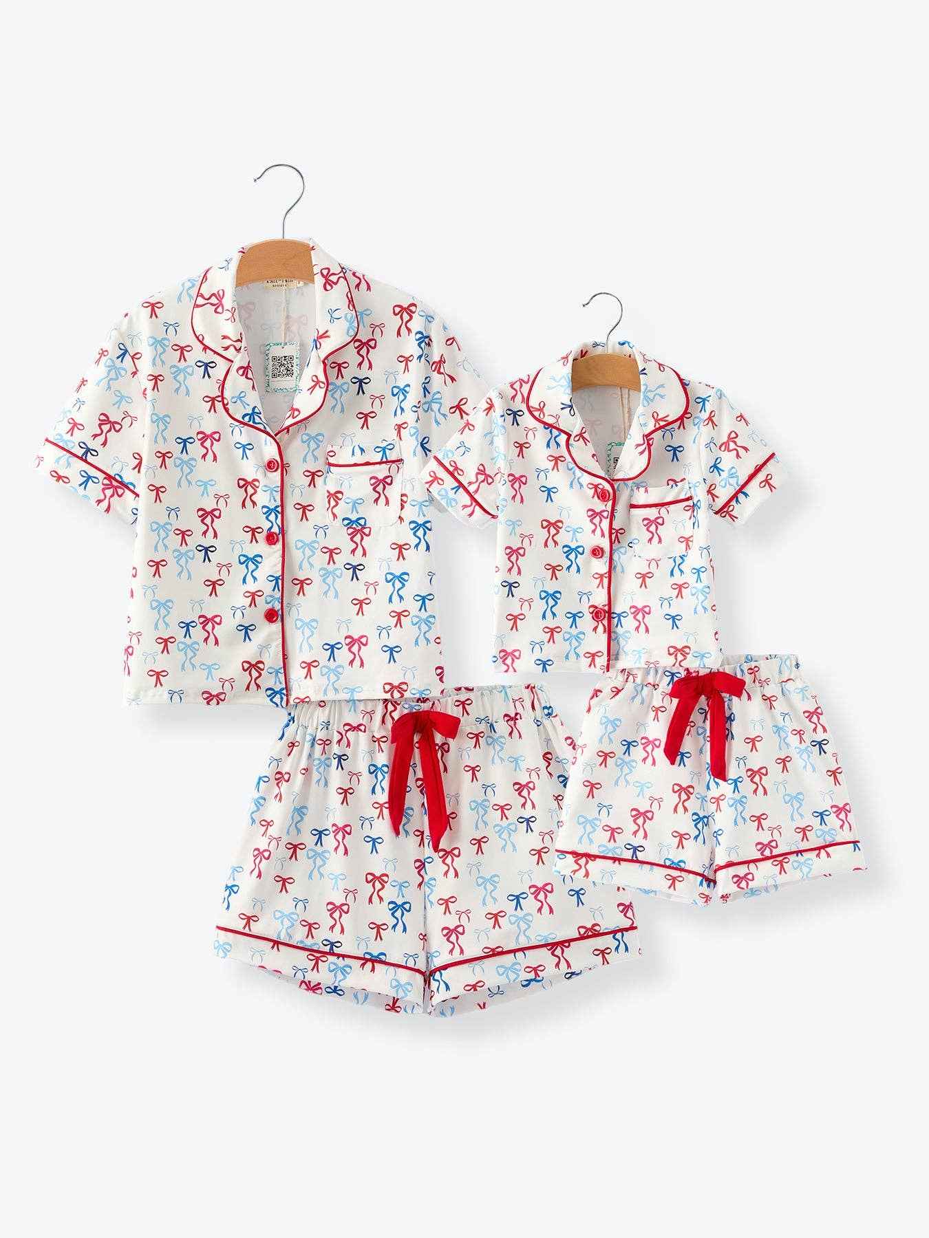 Mommy & Me 4th of july Print Pajama Set: 6 / KIDS