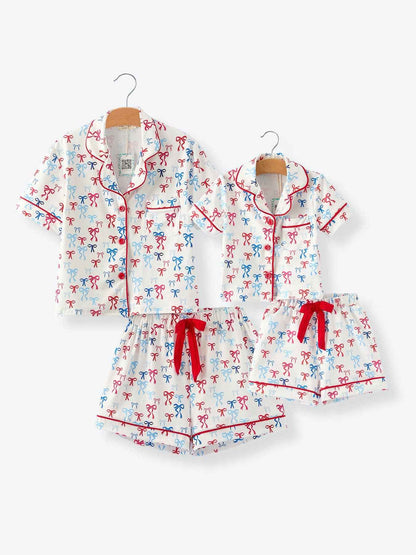 Mommy & Me 4th of july Print Pajama Set: 6 / KIDS