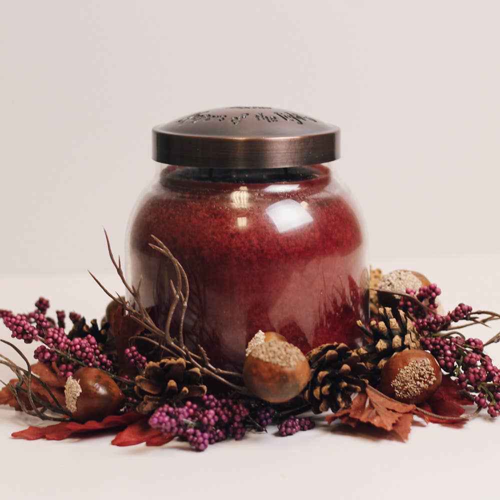 Harvest Acorns & Branches Candle Ring – Fall Home Decor