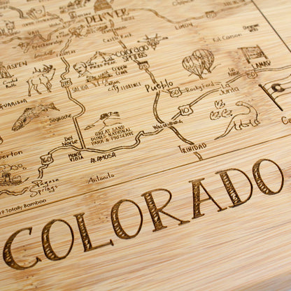 A Slice of Life Colorado Cutting & Charcuterie Board