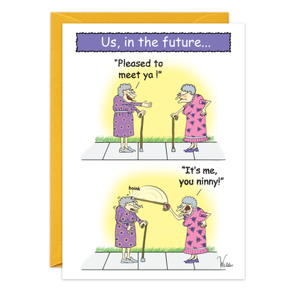 Us In The Future Birthday Card