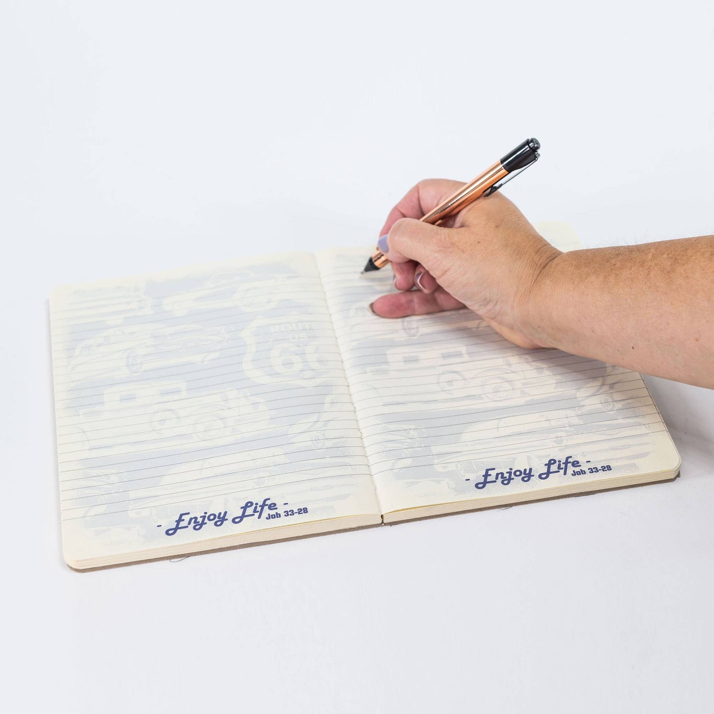 Divinity Boutique - God's Garage: Canvas Journal, Enjoy Life