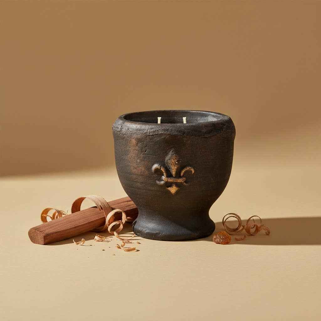 13 oz Classic Pottery Candle: Santal