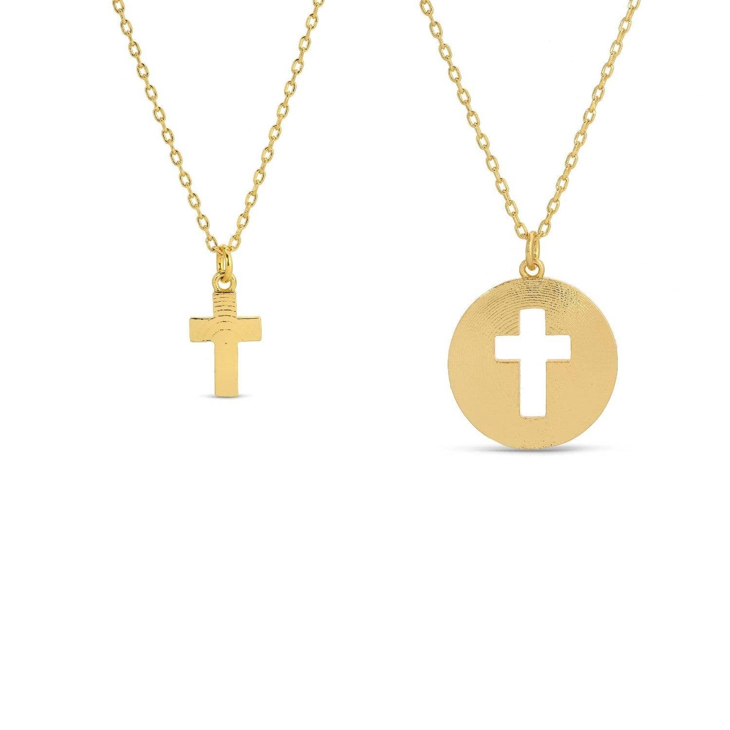 Espléndido Iris - Collares de la Amistad Eterna - Par de Collares Cruzados