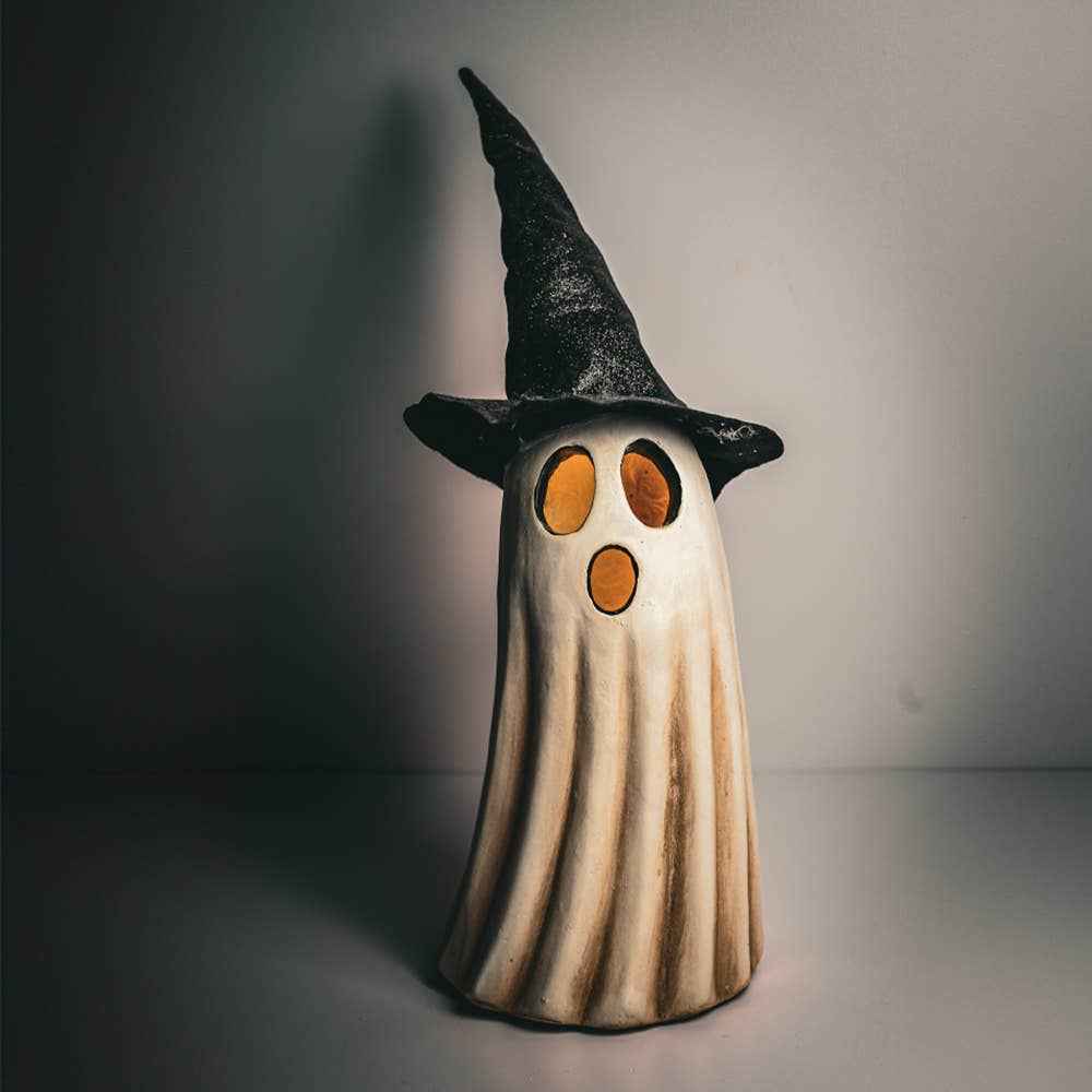 Witch Hat Ghost LED Light – Halloween Home Decor Gift